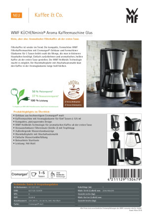 Lašelinis kavos virimo aparatas Mini